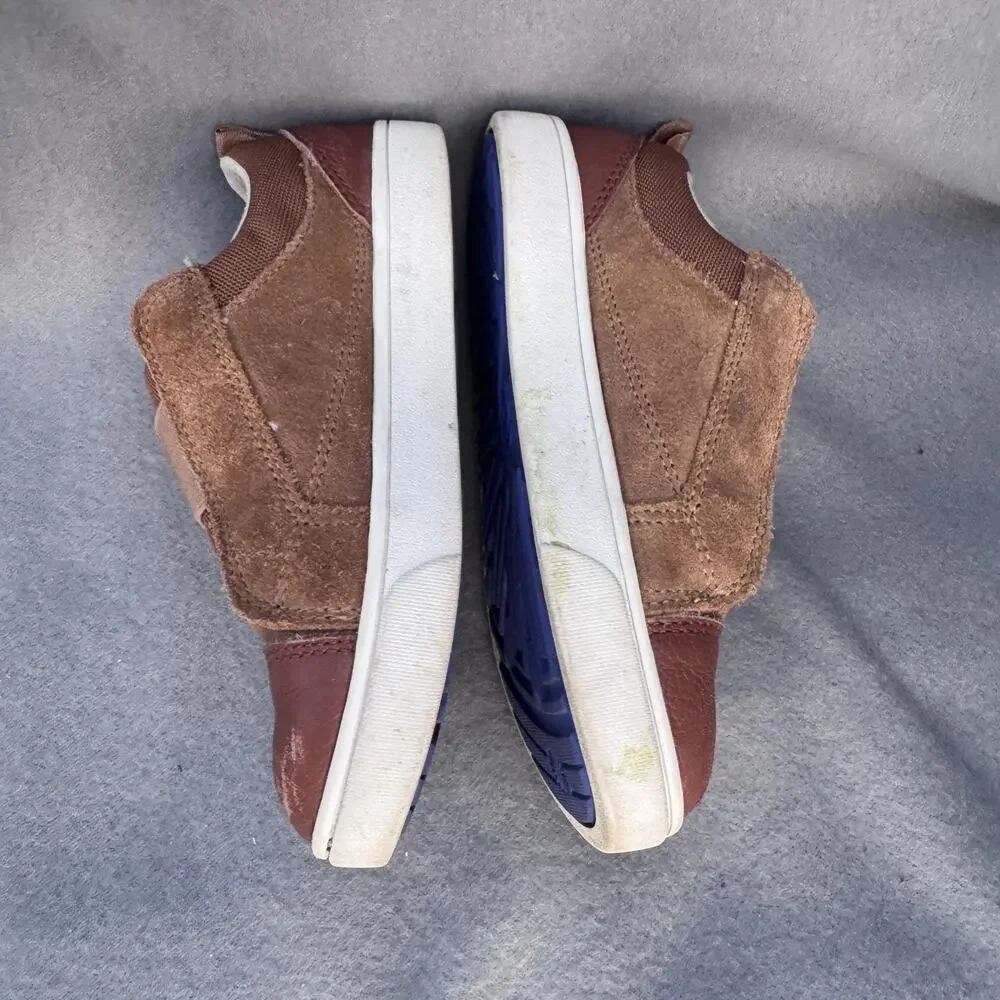 UGG Shoes Kids Size 12 Brown Suede Mesh Hook &‎ Loop Strap Sneakers 1117454T